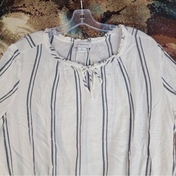 Women's Liz Claiborne Beautiful Pull Over Blouse Xtra Large - Picture 3 of 11